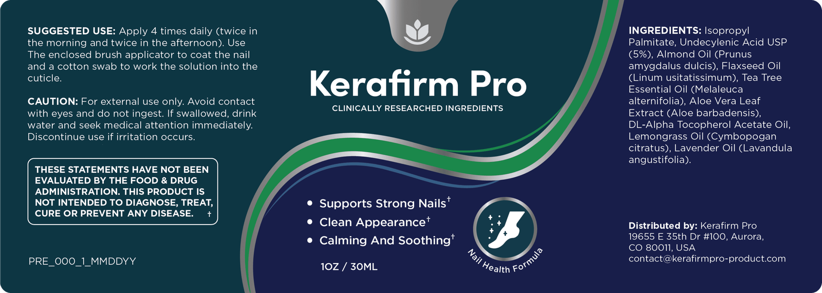 Kerafirm Pro label